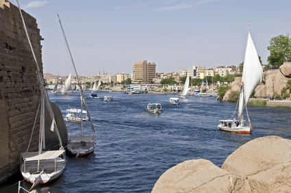 Der Nil ist der längste Fluß der Erde